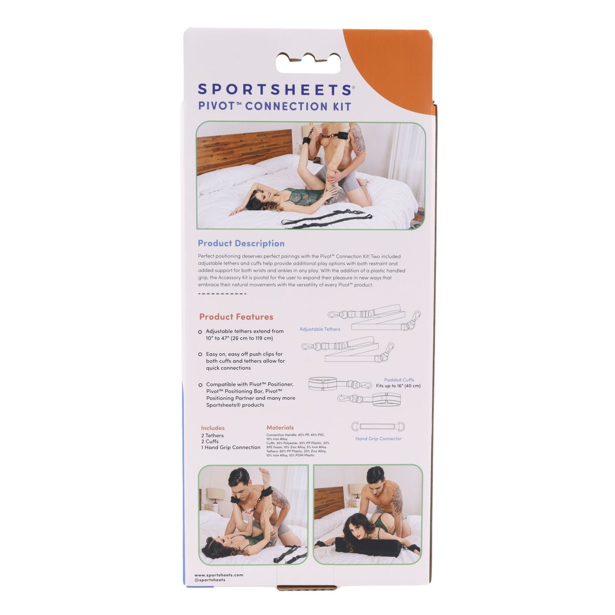 Justerbart Tau Bondage Kit Sportsheets Pivot